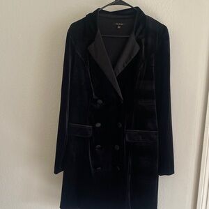 City Studio Black Velvet dress
